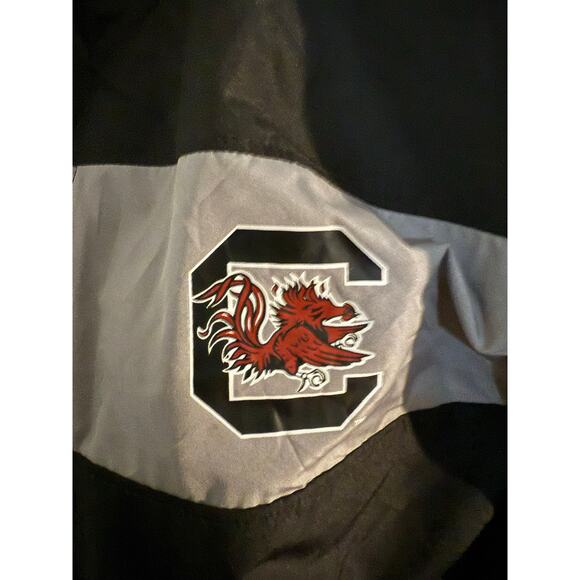 South Carolina University Gamecocks Windbreaker Zippered Jacket Small Black NWT - Picture 3 of 5